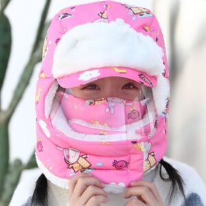 Children's Lei Feng Hat For Outdoor Skiing And Cold Protection