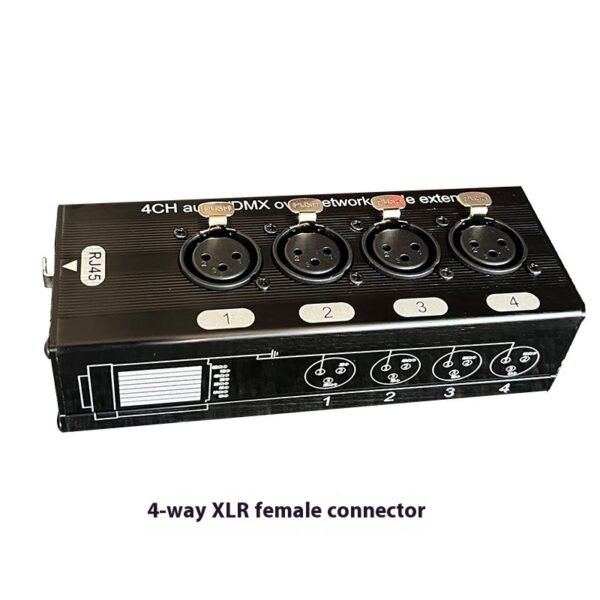 4-way Carnon Network Cable Four-channel DMX512 Network Signal Sprinkler Anti-interference Extension 300 M - Image 6