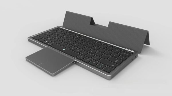 Three-in-one Wireless Bluetooth Touch Pad Wireless Keyboard Leather Sheath Stand Ipad Mobile Phone Universal - Image 5