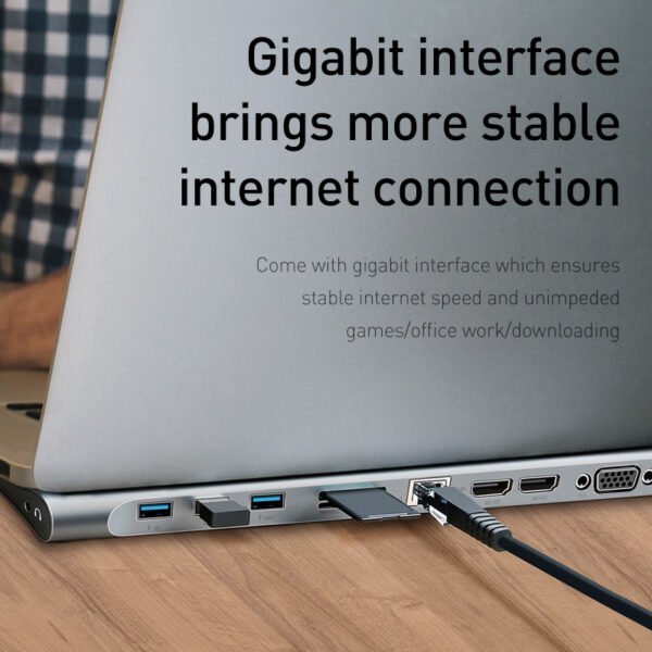 Cooling Bracket 10-Port Hub with HDMI & VGA Conversion - Image 2
