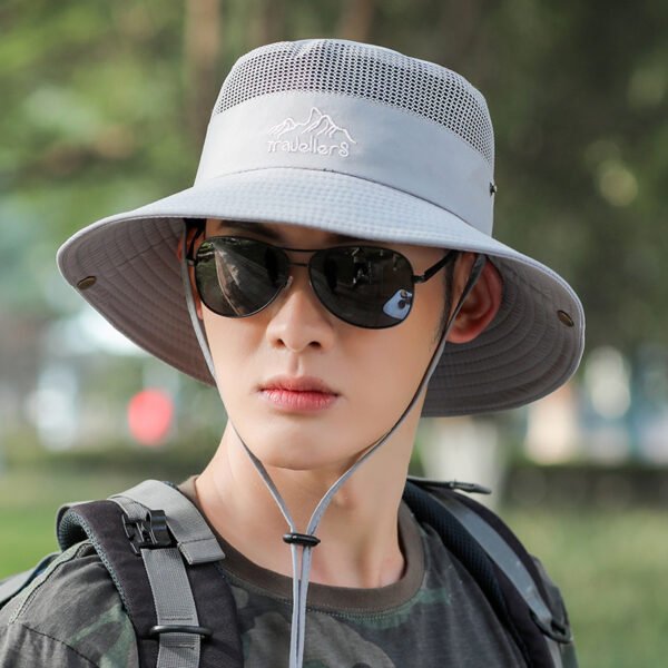 Spring And Summer Hat Outdoor Mountaineering Sun Hat Folding - Image 4