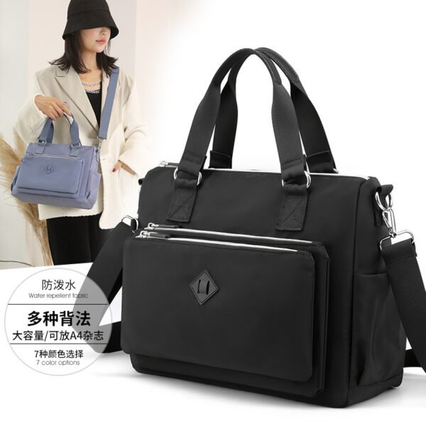Fashion Trendy One-shoulder Bag Multi-layer Waterproof Nylon Women - Image 2