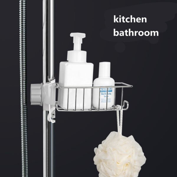 Adjustable Sink Drain Rack Sponge Storage Faucet Holder Soap Drainer Shelf Basket Organizer Kitchen Bathroom Accessories - Image 7