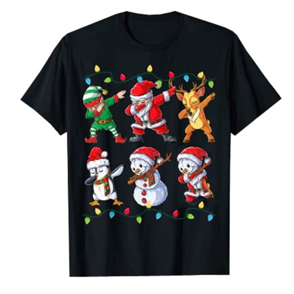 Christmas Printed Men's And Women's T-shirts - Image 6