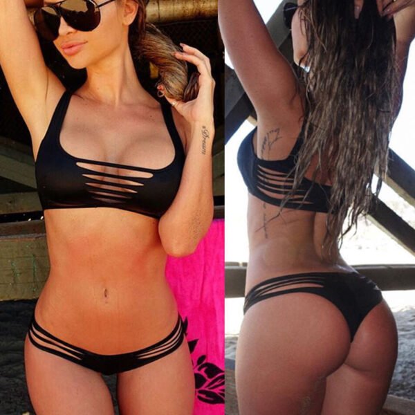 Swimsuit Beachwear Cut Split Bikini Swimsuit - Image 4