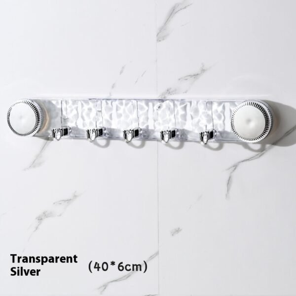 Rotating Suction Cup Corrugated Row Hooks Punch-free Hanger Behind The Door - Image 6