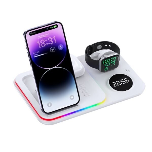 30W Multifunctional Three In One Wireless Magnetic Suction - Image 2