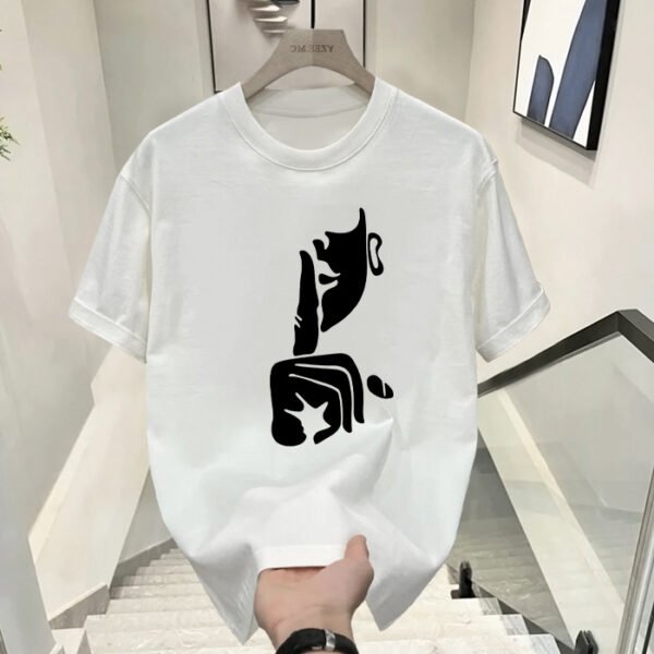 Men's Cotton Printed Short-sleeved T-shirt - Image 6