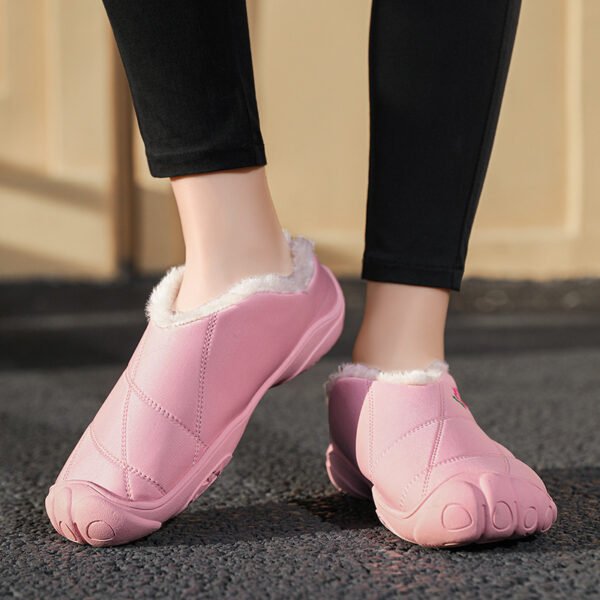 New Baotou Women's Indoor Home Couple Fleece-lined Warm Cotton Slippers - Image 4