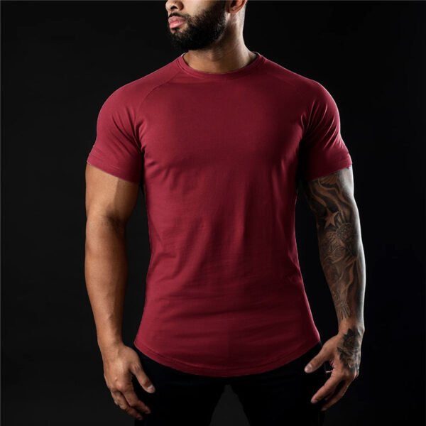 Sports Short-sleeved Quick-drying T-shirt Men's Casual Workout Top - Image 3