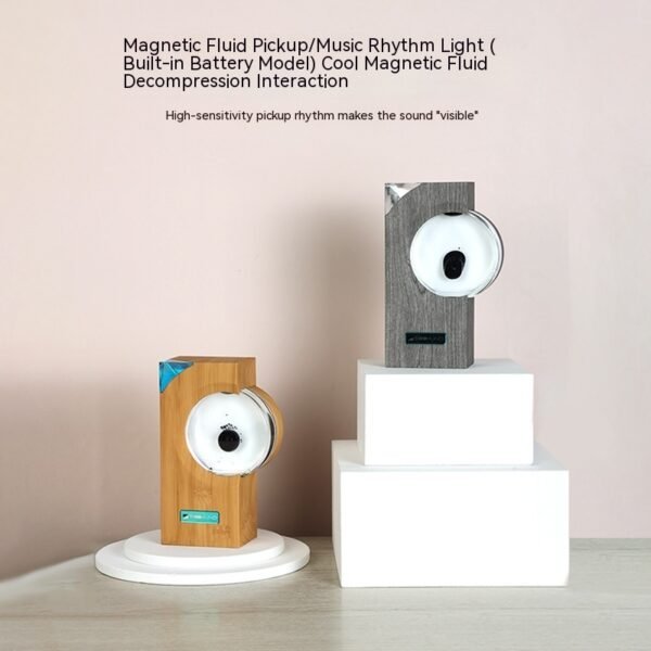 Dancing Ferrofluid With Music Rhythm Magnetic Fluid Speaker - Image 2